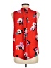 41Hawthorn 100% Polyester Red Sleeveless Blouse Size M - photo 2