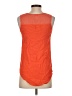 Pixley 100% Rayon Orange Sleeveless Blouse Size S - photo 2