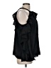 CeCe 100% Polyester Black Sleeveless Blouse Size M - photo 4