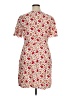 dip 100% Rayon Print Red Casual Dress Size XL - photo 2