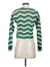 Hippie Rose Chevron-herringbone Green Pullover Sweater Size XS - photo 2