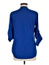 Calvin Klein Blue 3/4 Sleeve Button-Down Shirt Size M (estimated) - photo 2