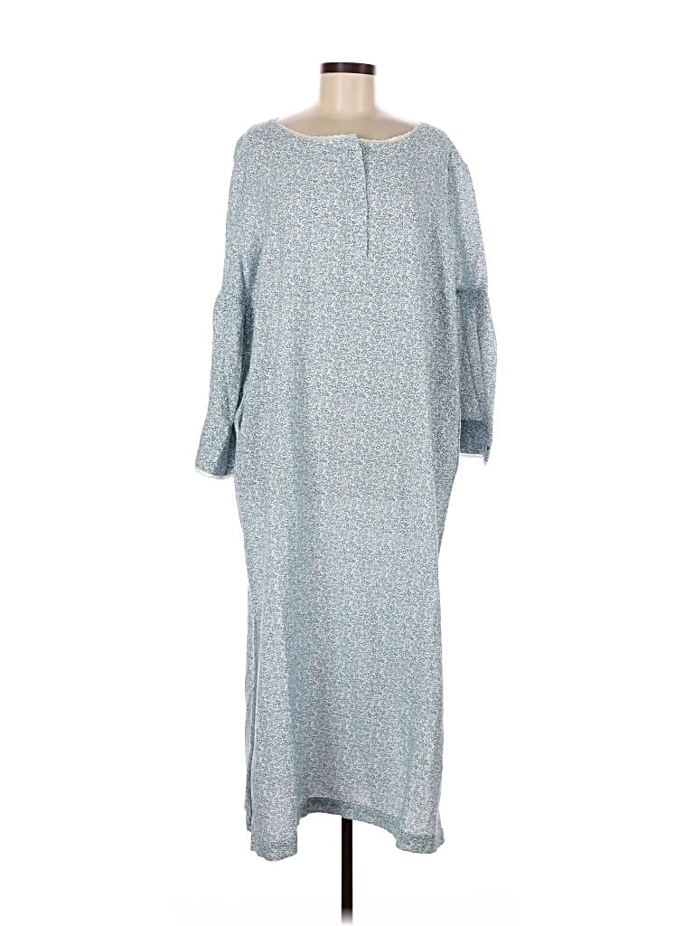 Petite Plume Casual Dress In Blue