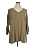 Susan Graver Tan 3/4 Sleeve T-Shirt Size XL - photo 1