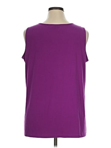Susan Graver Sleeveless T-Shirt (view 2)