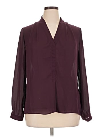 Rose + Olive Long Sleeve Blouse (view 1)