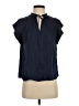 Catherine Malandrino 100% Polyester Blue Short Sleeve Blouse Size S - photo 1