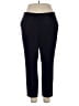 Theory Solid Black Dress Pants Size 16 - photo 1