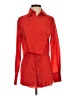 Caribbean Joe Red Long Sleeve Blouse Size S - photo 1
