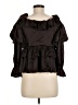 Francesca's Brown 3/4 Sleeve Blouse Size M - photo 2