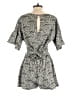 Express 100% Cotton Animal Print Gray Romper Size S - photo 2