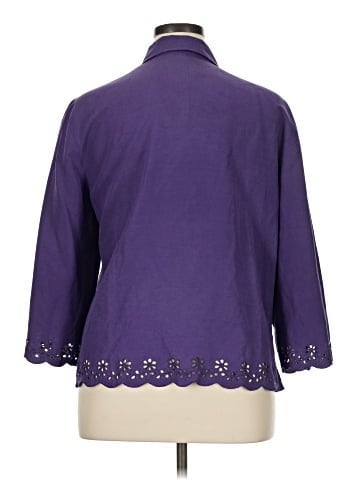 Judith Hart 3/4 Sleeve Silk Top (view 2)