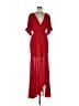 Privacy Please Red Cocktail Dress Size L - photo 1