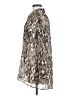 Olivaceous 100% Polyester Animal Print Silver Long Sleeve Blouse Size M - photo 5