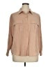 Old Navy Tan 3/4 Sleeve Button-Down Shirt Size XL Petite - photo 1