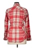 Maurices 100% Cotton Plaid Red Long Sleeve Button-Down Shirt Size XL - photo 2