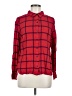 Tommy Hilfiger Plaid Red Long Sleeve Button-Down Shirt Size M - photo 1