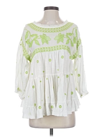 Free People 3/4 Sleeve Blouse (view 1)