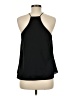 Paper Crane 100% Polyester Black Sleeveless Blouse Size M - photo 2