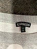 Express 100% Cotton Polka Dots Silver Pullover Sweater Size L - photo 7