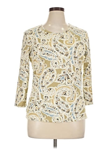 J. McLaughlin 3/4 Sleeve T-Shirt (view 1)