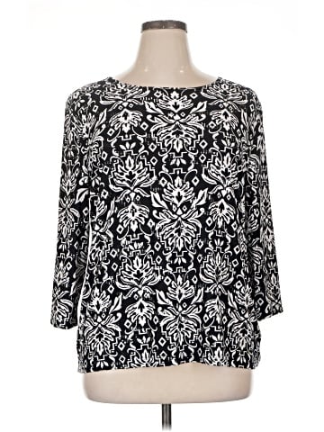 JM Collection 3/4 Sleeve Blouse (view 1)