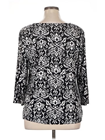 JM Collection 3/4 Sleeve Blouse (view 2)