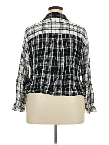 Lane Bryant 3/4 Sleeve Button-Down Shirt (view 2)