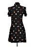 Sandro Print Black Casual Dress Size Lg (3) - photo 2