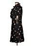 Sandro Print Black Casual Dress Size Lg (3) - photo 5