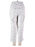 Carolina Belle Print Silver Casual Pants Size 20 - photo 2