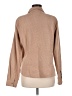 Lemon Grass 100% Polyester Polka Dots Tan Long Sleeve Blouse Size L - photo 2