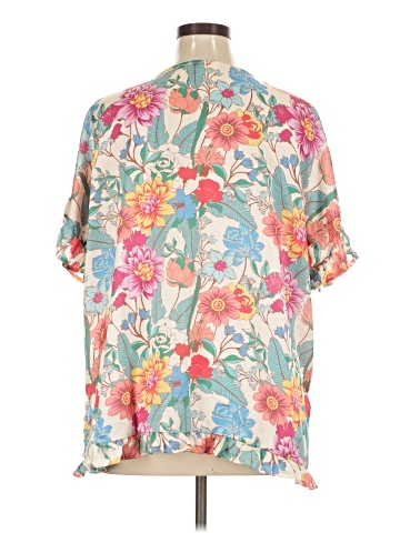 Umgee Short Sleeve Blouse (view 2)