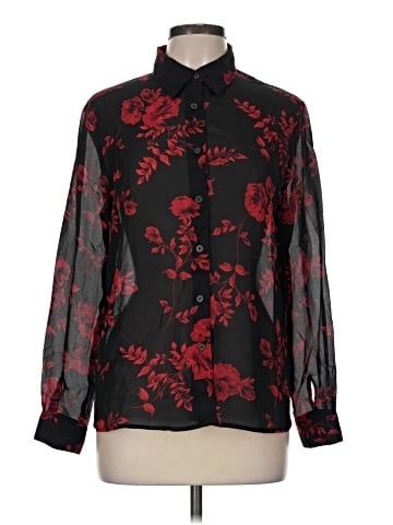 Notations Long Sleeve Blouse (view 1)