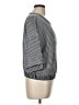 Nic + Zoe Houndstooth Gray Pullover Sweater Size L - photo 4
