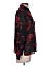 Notations 100% Polyester Print Black Long Sleeve Blouse Size M - photo 4