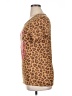 ALTERNATIVE Animal Print Brown Short Sleeve T-Shirt Size XL - photo 5