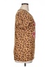 ALTERNATIVE Animal Print Brown Short Sleeve T-Shirt Size XL - photo 4