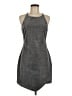 Express 100% Polyester Tweed Gray Casual Dress Size 8 - photo 1