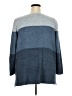 Faded Glory 100% Acrylic Color Block Blue Pullover Sweater Size 3X - photo 2