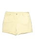 Gloria Vanderbilt Solid Yellow Shorts Size 16 - photo 1