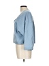 Pristine 100% Cotton Blue 3/4 Sleeve Top Size L - photo 5