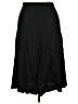 Croft & Barrow 100% Rayon Solid Black Formal Skirt Size 18 - photo 2