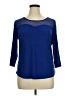 Adele & May Blue 3/4 Sleeve Top Size XL - photo 1