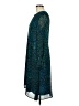 L.K. Bennett 100% Polyester Animal Print Teal Multi Color Cocktail Dress Size 6 - photo 5