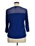 Adele & May Blue 3/4 Sleeve Top Size XL - photo 2