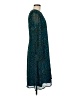 L.K. Bennett 100% Polyester Animal Print Teal Multi Color Cocktail Dress Size 6 - photo 4