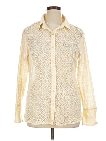 New York & Company Long Sleeve Blouse (view 1)