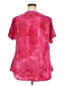 Chances R Pink Short Sleeve Blouse Size 3X - photo 2