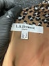 L.K. Bennett 100% Polyester Animal Print Brown Casual Dress Size 10 - photo 7
